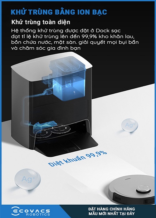 Tận Hưởng Khử Trùng Toàn Diện Với Ion Bạc Trên X1 Omni