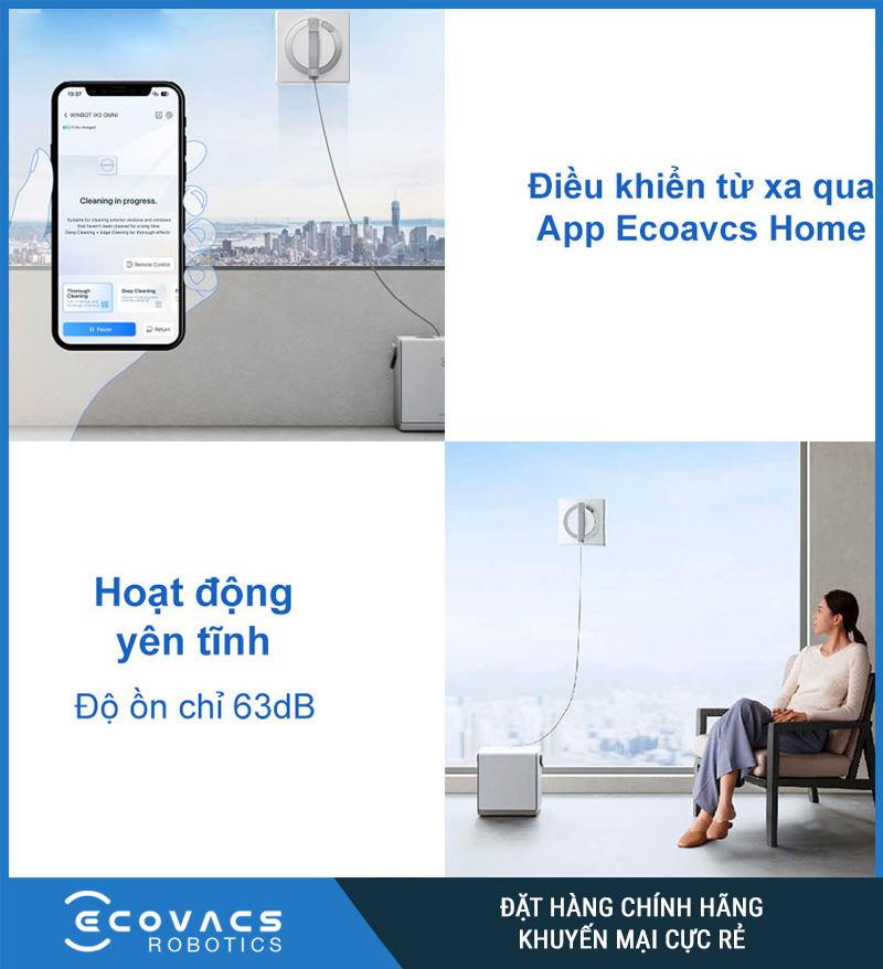 Robot Lau Kính Winbot W2 Omni - Chính Hãng, Giá Rẻ