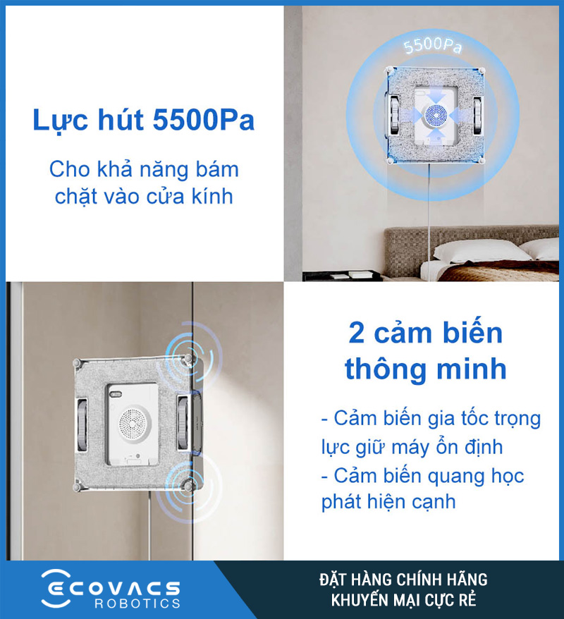 Robot Lau Kính Winbot W2 Omni - Chính Hãng, Giá Rẻ