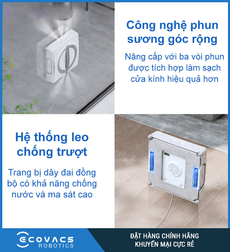 Robot Lau Kính Winbot W2 Omni - Chính Hãng, Giá Rẻ