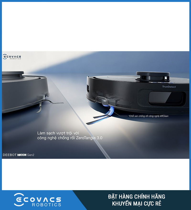 Ecovacs Deebot T30C Gen2 Trắng/Đen - Robot hút bụi lau nhà