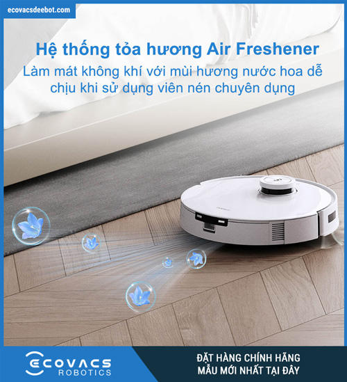 Robot hút bụi Ecovacs Deebot T10