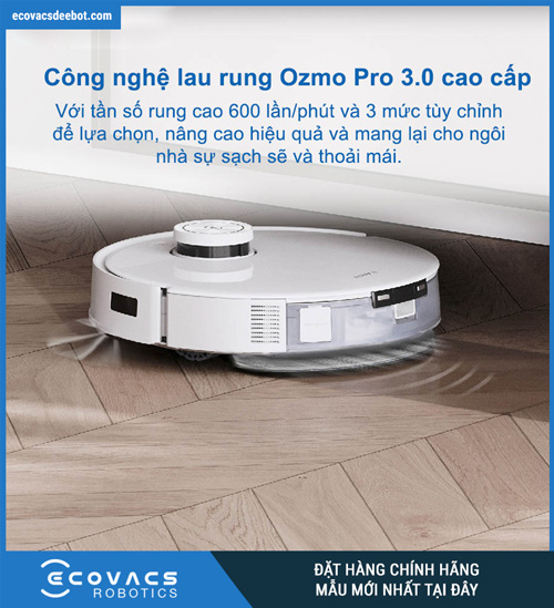 Robot hút bụi Ecovacs Deebot T10