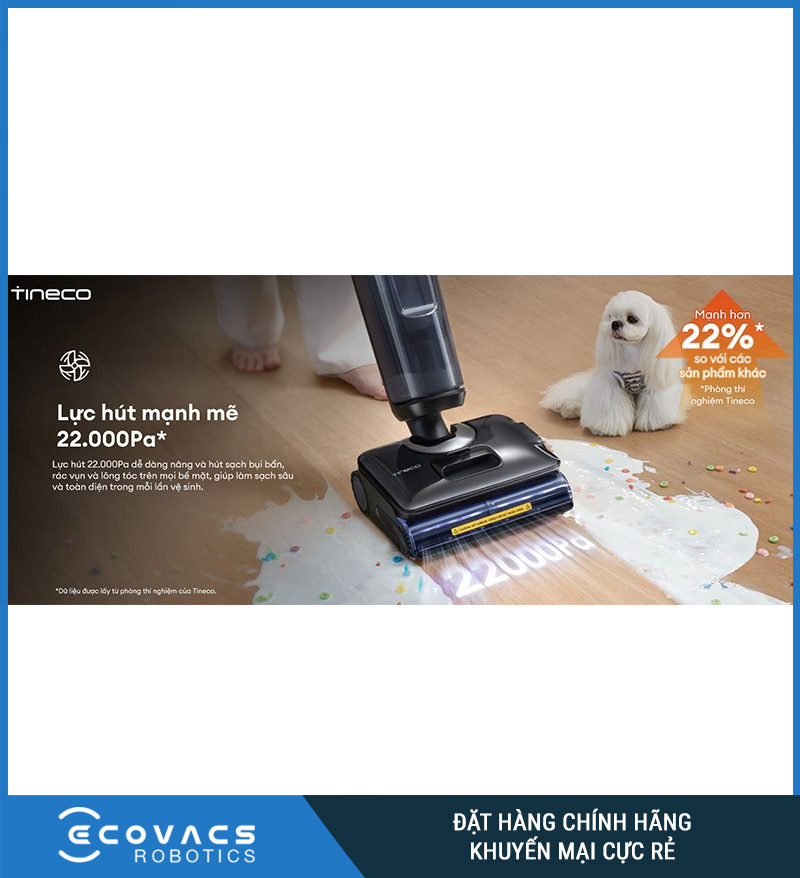 Tineco Floor One i7 Steam - Máy hút bụi lau sàn khô ướt