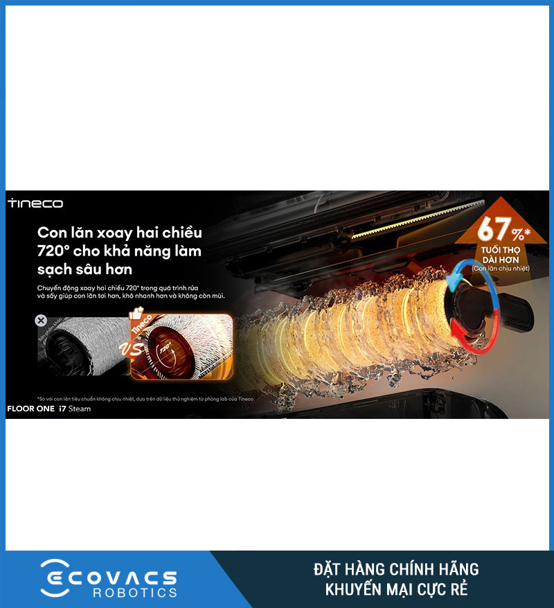 Tineco Floor One i7 Steam - Máy hút bụi lau sàn khô ướt