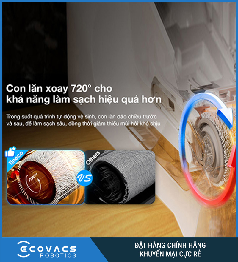 Máy lau nhà khô ướt cầm tay Tineco Floor One Stretch S6 Pro