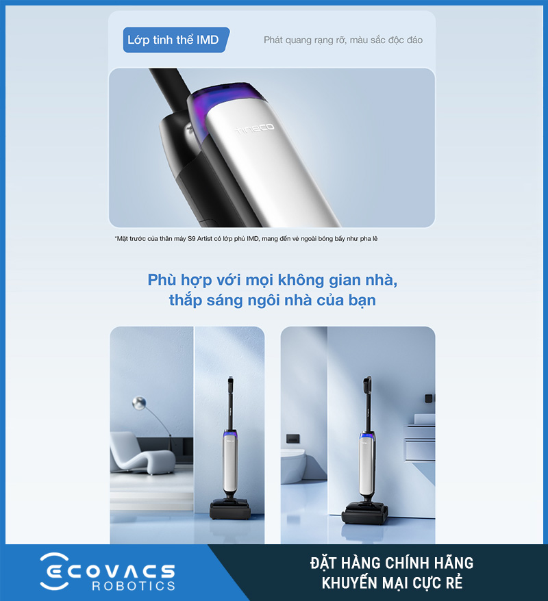Máy Lau Sàn Hút Bụi TINECO FLOOR ONE S9 ARTIST Chính Hãng
