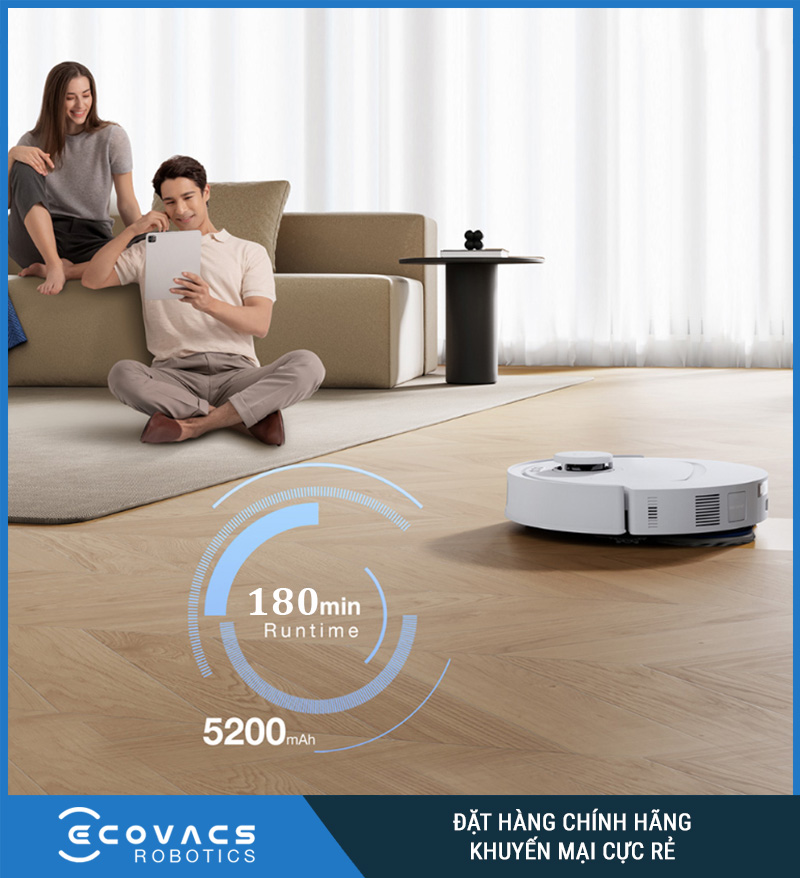 Robot hút bụi lau nhà Ecovacs Deebot T30C