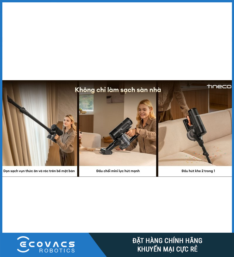 Tineco Floor One Switch S7 Steam - Máy hút bụi lau sàn khô ướt