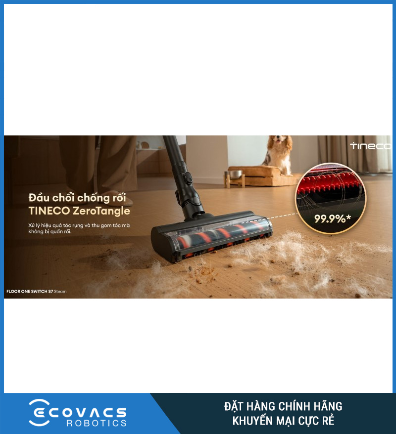 Tineco Floor One Switch S7 Steam - Máy hút bụi lau sàn khô ướt