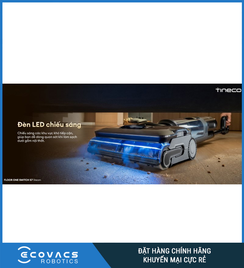 Tineco Floor One Switch S7 Steam - Máy hút bụi lau sàn khô ướt