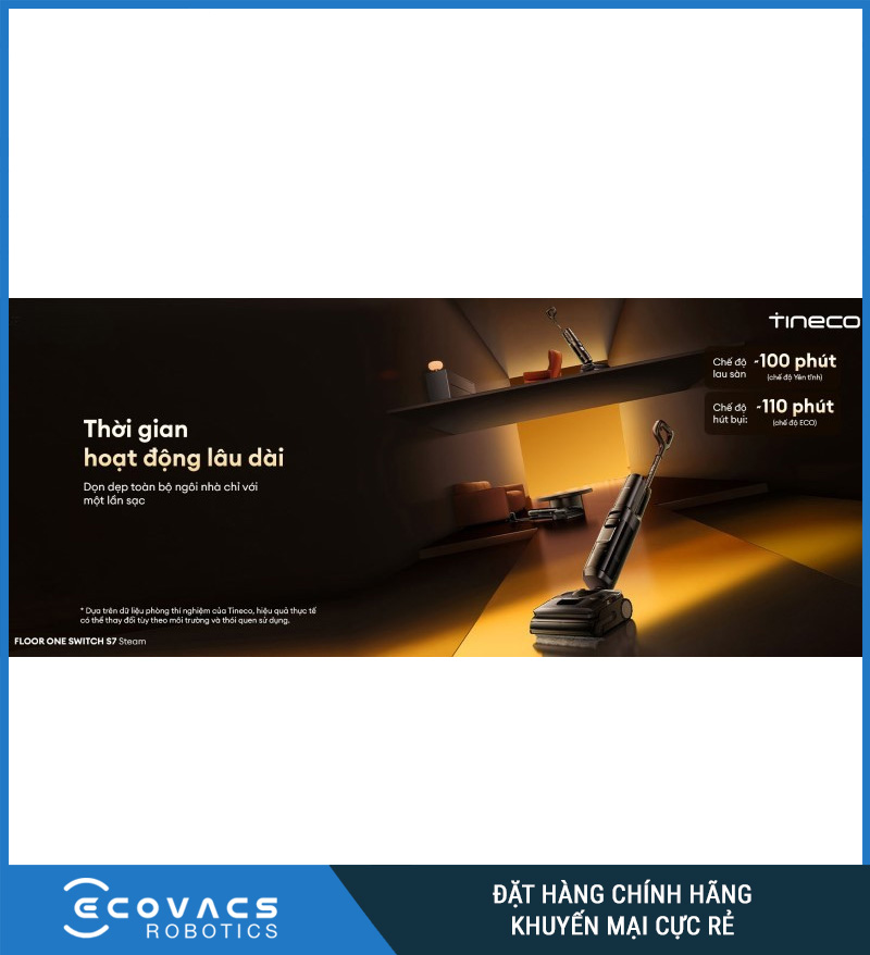 Tineco Floor One Switch S7 Steam - Máy hút bụi lau sàn khô ướt