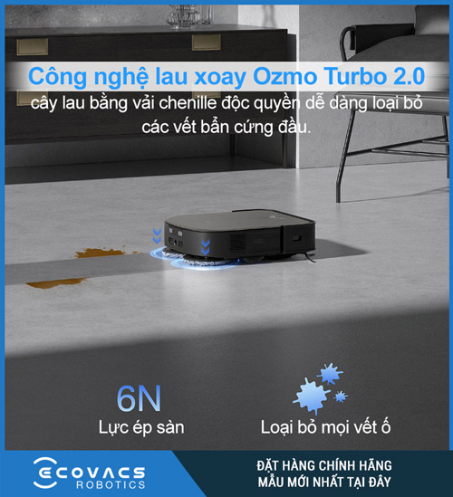 Robot hút bụi ECOVAS X2 OMNI chính hãng