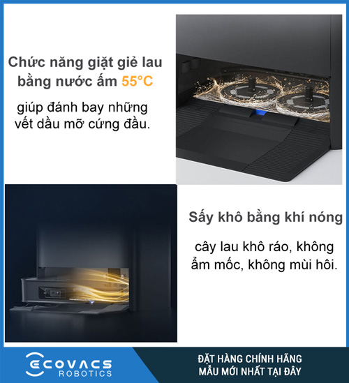Robot hút bụi ECOVAS X2 OMNI chính hãng