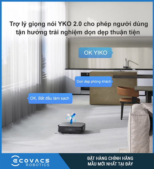 Robot hút bụi ECOVAS X2 OMNI chính hãng